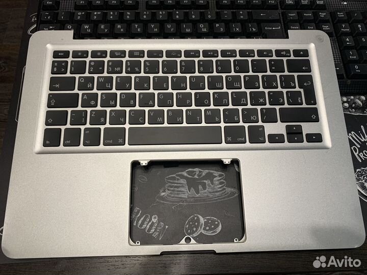 Топкейс macbook pro 13 2008-2012 a1278 клавиатура