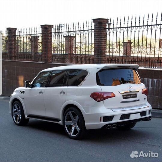 Спойлер багажника тюнинг Infiniti qx80 qx56