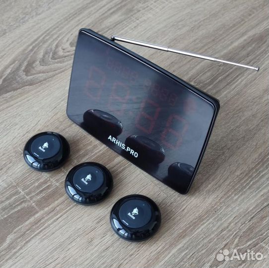 Кнопка вызова официанта, табло вызова - комплект