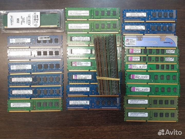 Оперативная память DDR2 DDR3 DDR4 для пк и ноутбук