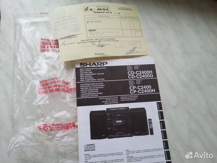 Муз.центр sharp