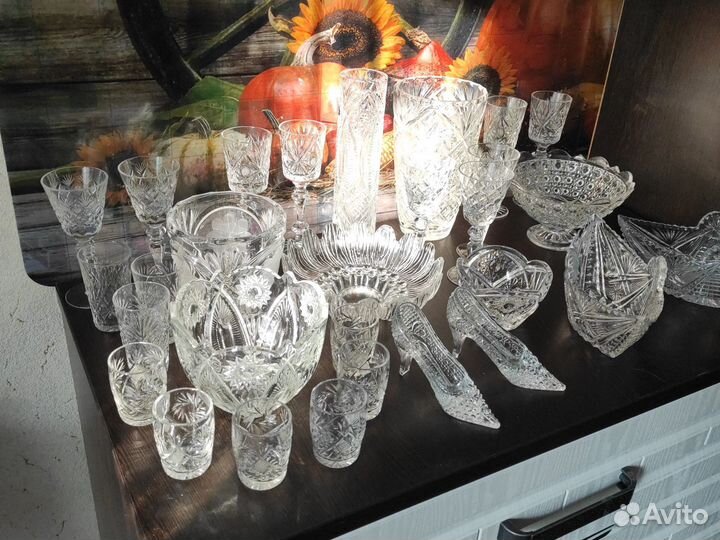 Хрустальная посуда СССР