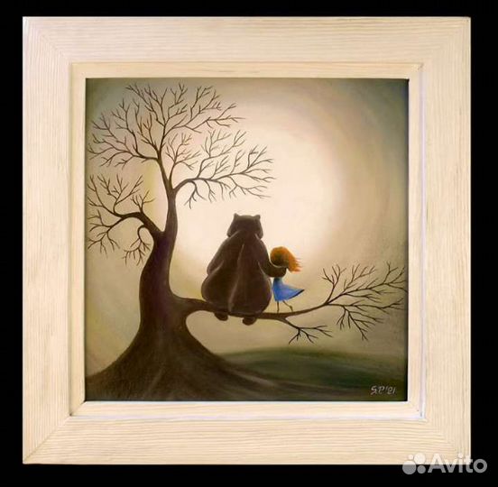 Картина маслом на холсте 