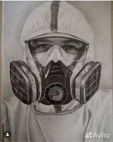 Портрет по фото карандашом