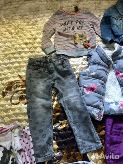 Вещи пакетом на девочку 92 98