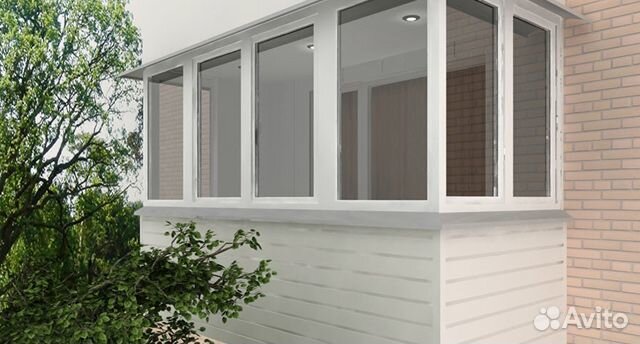 Окна на балкон в Раевской