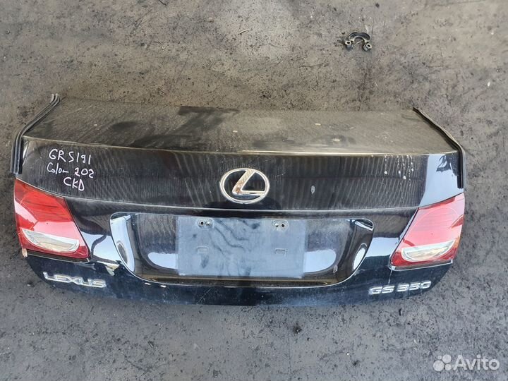 Крышка багажника c Lexus GS430 UZS190 3UZ-FE