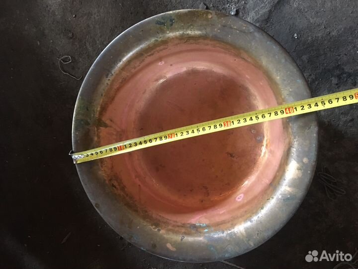 Латунный таз для варенья