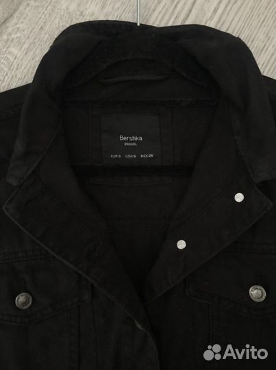 Джинсовка bershka черная
