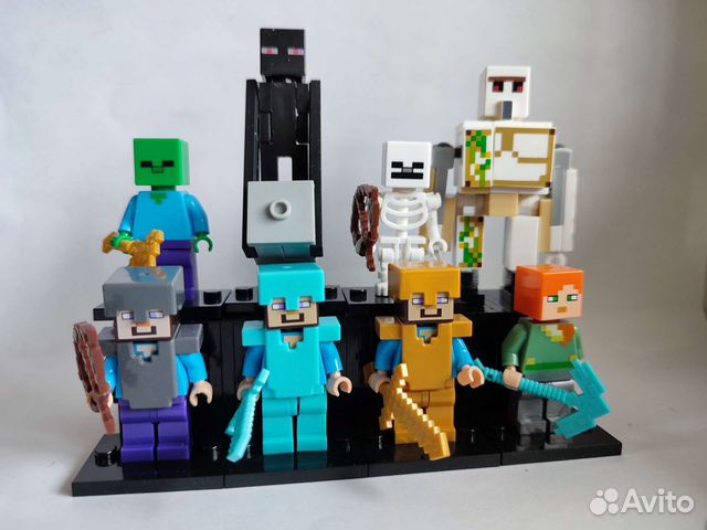 Лего-совместимый конструктор: Майнкрафт за всё