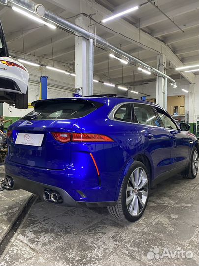 Jaguar F-Pace подсветка багажника