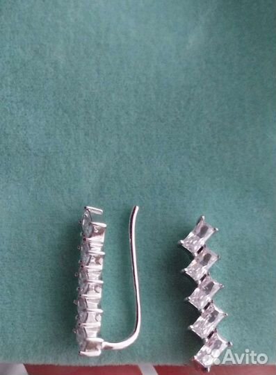 Серьги серебро 925