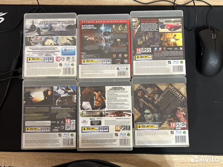 Игровые диски на Sony PS3