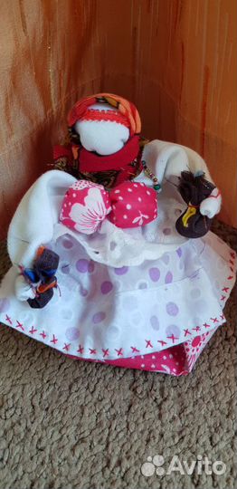 Новая Славянская кукла мотанка кубышка. Масленица