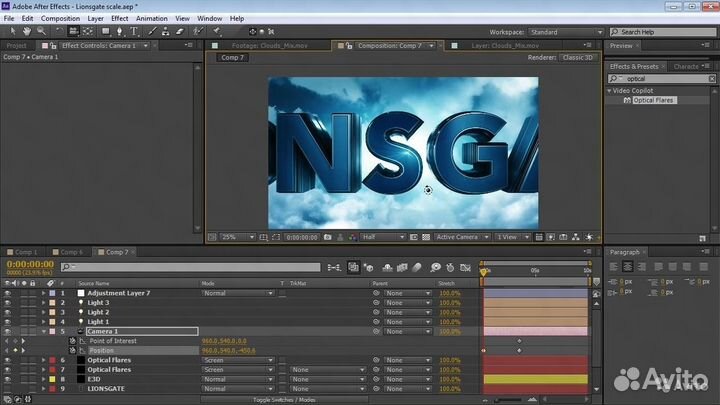 Обучение монтажу, спецэффектам AfterEffects, Vegas