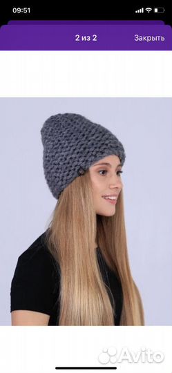 Комплект шапка и снуд