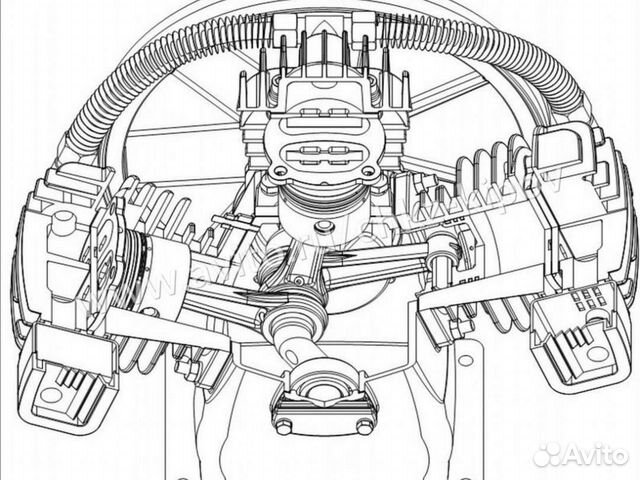 Компрессор поршневой, винтовой