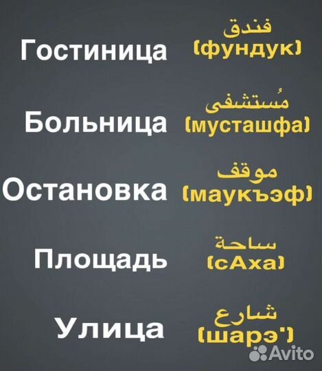 Репетитор по арабскому языку