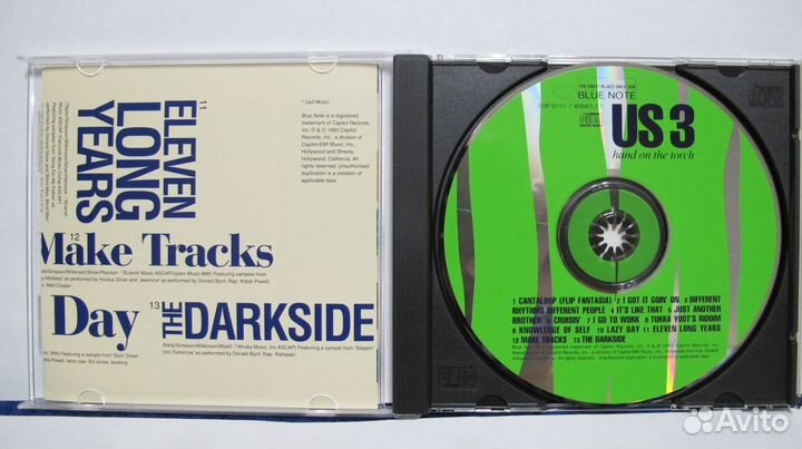 Компакт диск US3 - Hand on the torch