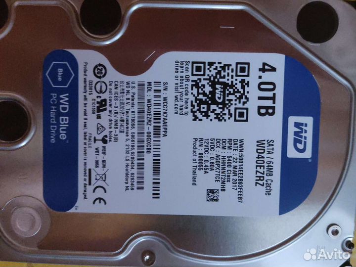 Жёсткие диски SATA 3,5