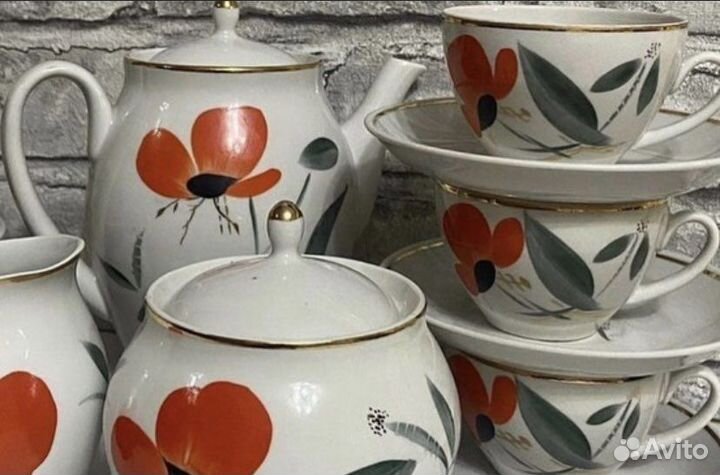 Сервиз СССР Пролетарий Новгород