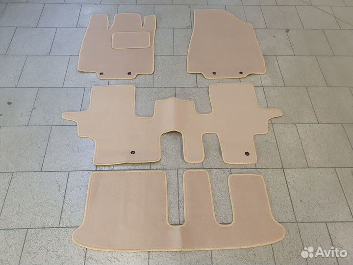 Коврики в салон Infiniti JX (2012-2014) 3 ряда