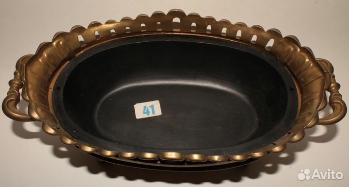 Большая Ваза, Фруктовница. Латунь Классика. Европа