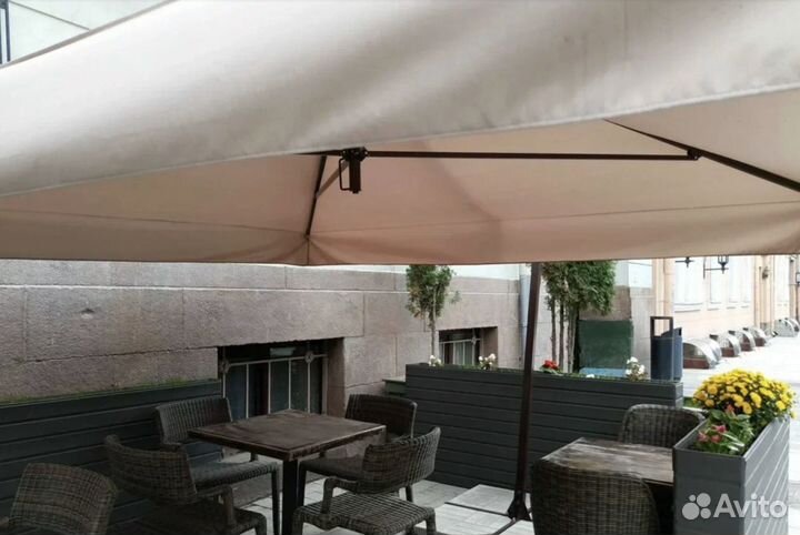 Уличные зонты для кафе и загородной недвижимости