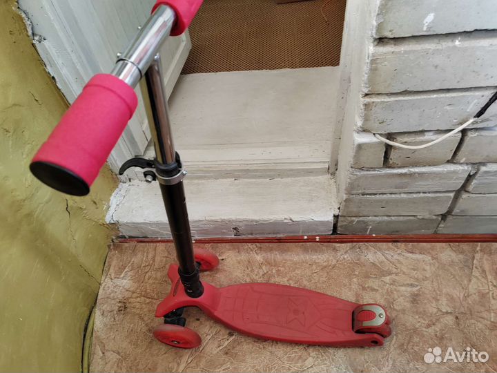 Самокат детский трехколесный бу