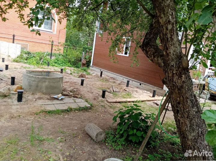 Винтовые сваи + монтаж