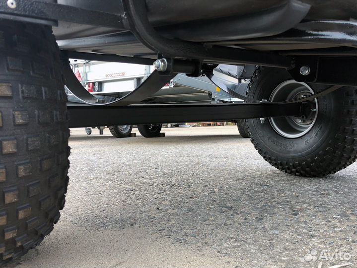 Рессорный самосвальный прицеп для квадроцикла