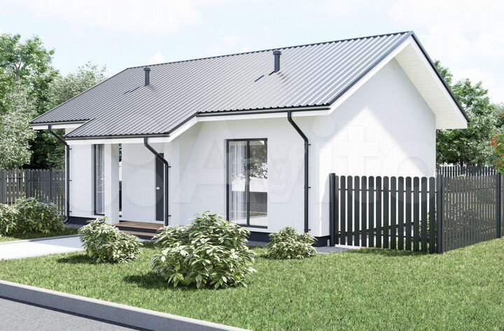 Дом 60 м² на участке 7 сот.