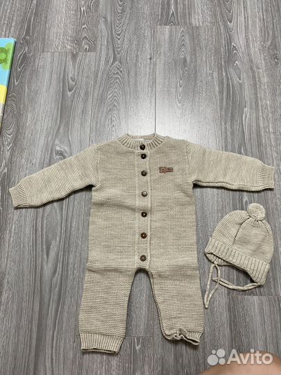 Вязаный комбинезон 56 62