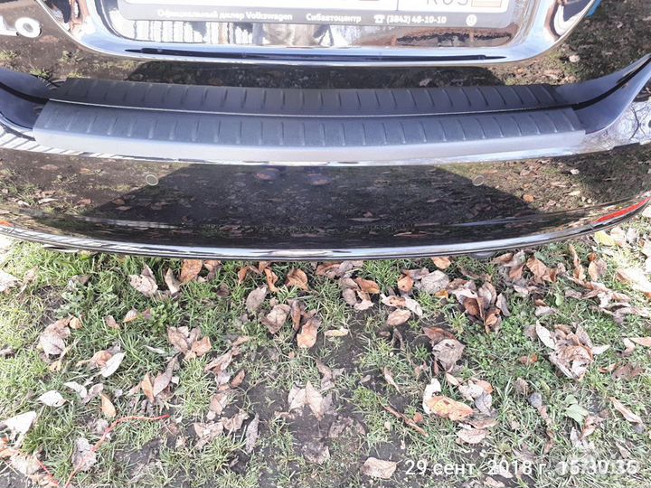Накладка на задний бампер Volkswagen Polo