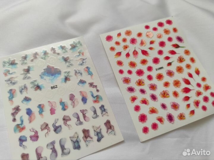 Наклейки для дизайна ногтей