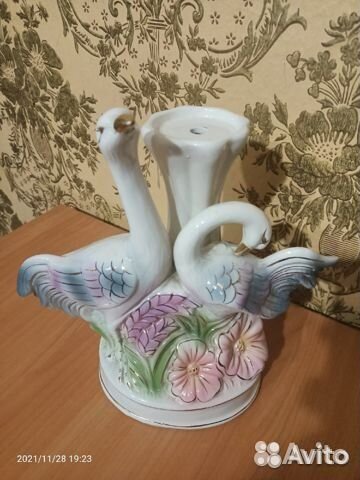 Фарфоровый светильник гдр