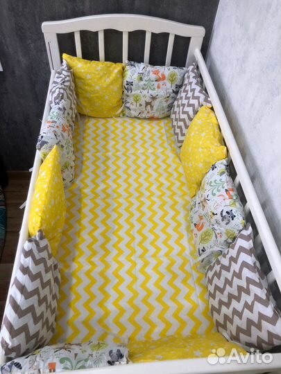 Бортики в детскую кроватку