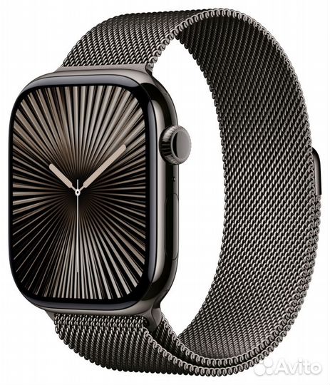 Apple Watch Series 10 46mm Slate titanium Milanese