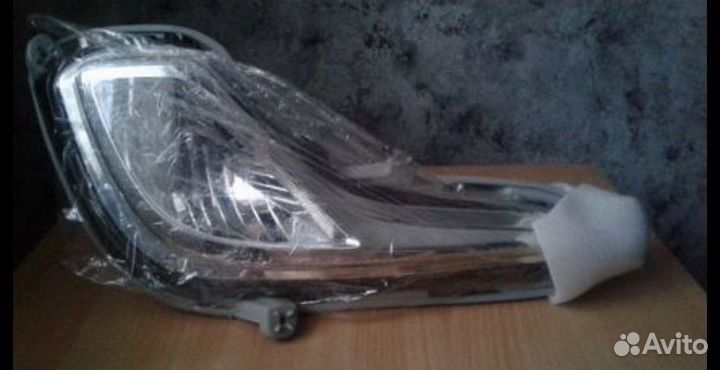 Новые противотуманнные фары на solaris