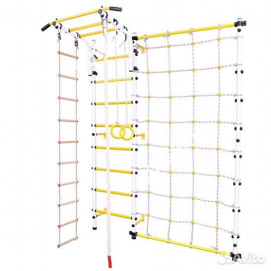 Шведская стенка детская с сеткой спорт комплекс