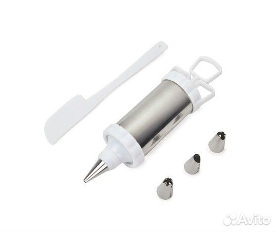 Кондитерский шприц с насадками