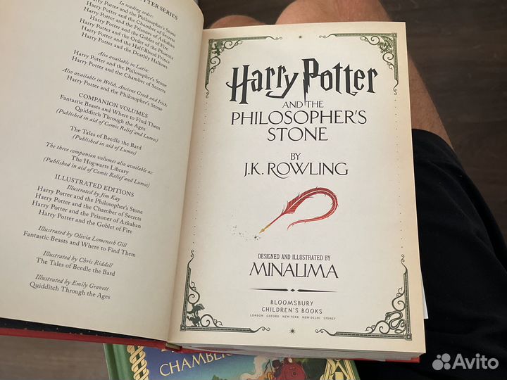 Книги Гарри поттер на английском