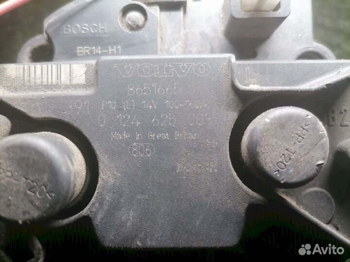 Генератор B5254T2 Volvo XC90 С59 0124625003 865166