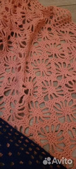 Шаль платок тёплый шарф мохер СССР