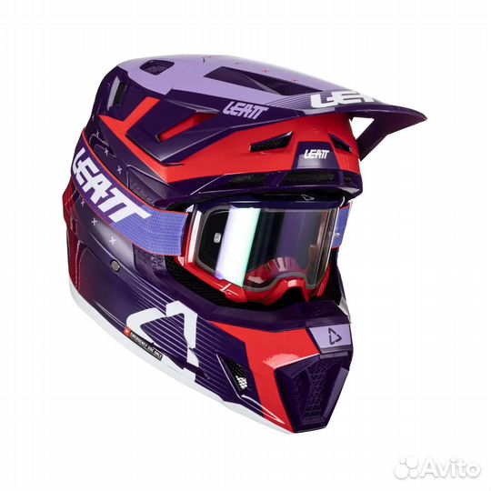 Кроссовый шлем Leatt Moto 7.5 Helmet Kit, SunDown