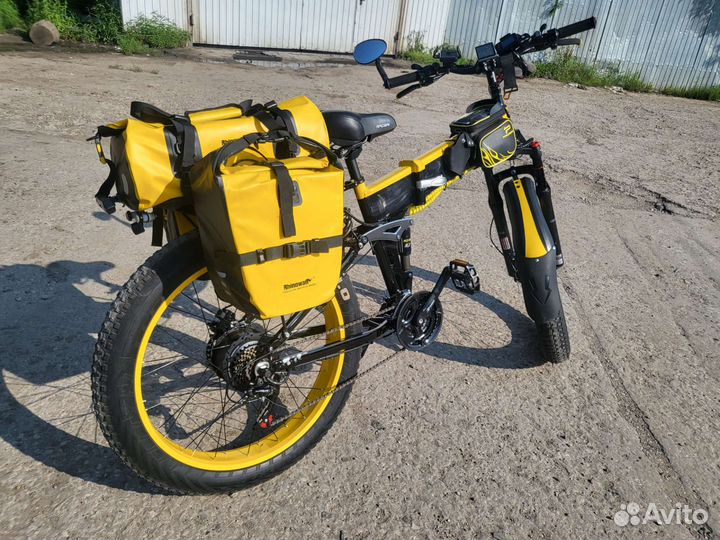 Электровелосипед фэтбайк складной