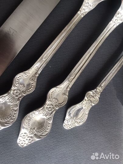 Набор столовых приборов 24 предмета мельхиор