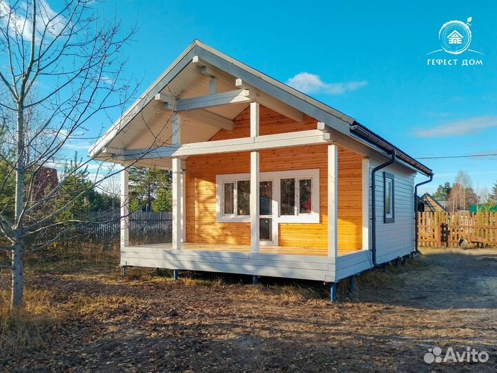 Дом из бруса 57,7м2