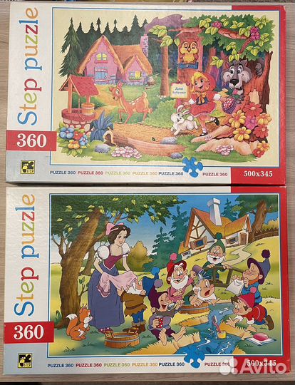 Пазлы бу step puzzle на 360 деталей