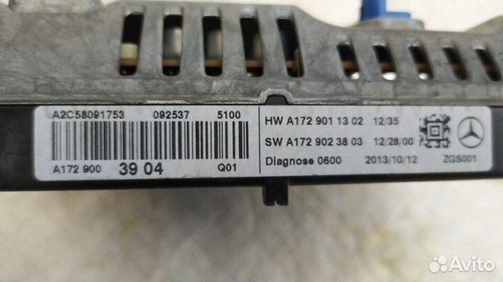 Дисплей информационный Mercedes Ml W166